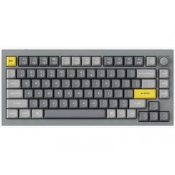 Keychron Q1 Knob Gateron Phantom  Yellow Switch (серый)