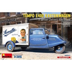 MiniArt Tempo A400 Kastenwagen 3-Wheel Delivery Box Track (1:35)