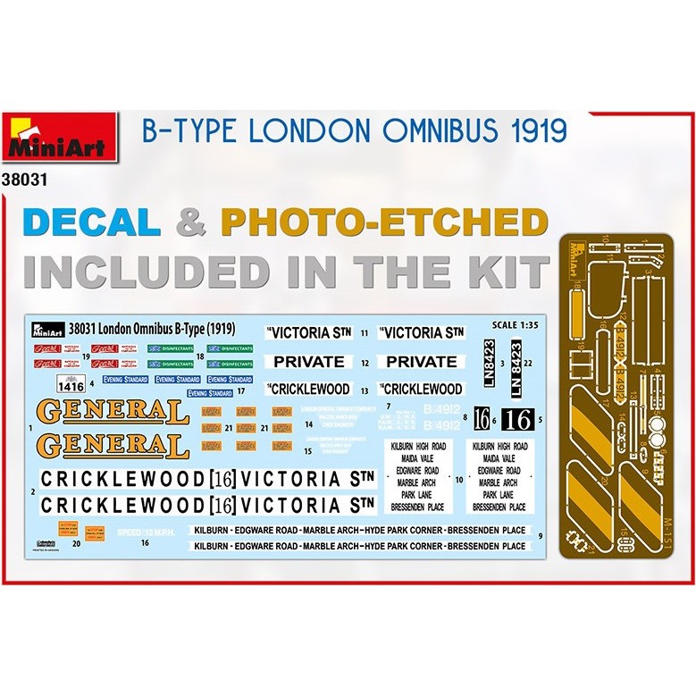 MiniArt B-Type London Omnibus 1919 (1:35)