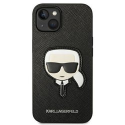 Karl Lagerfeld Saffiano Karl&apos;s Head Patch for iPhone 14