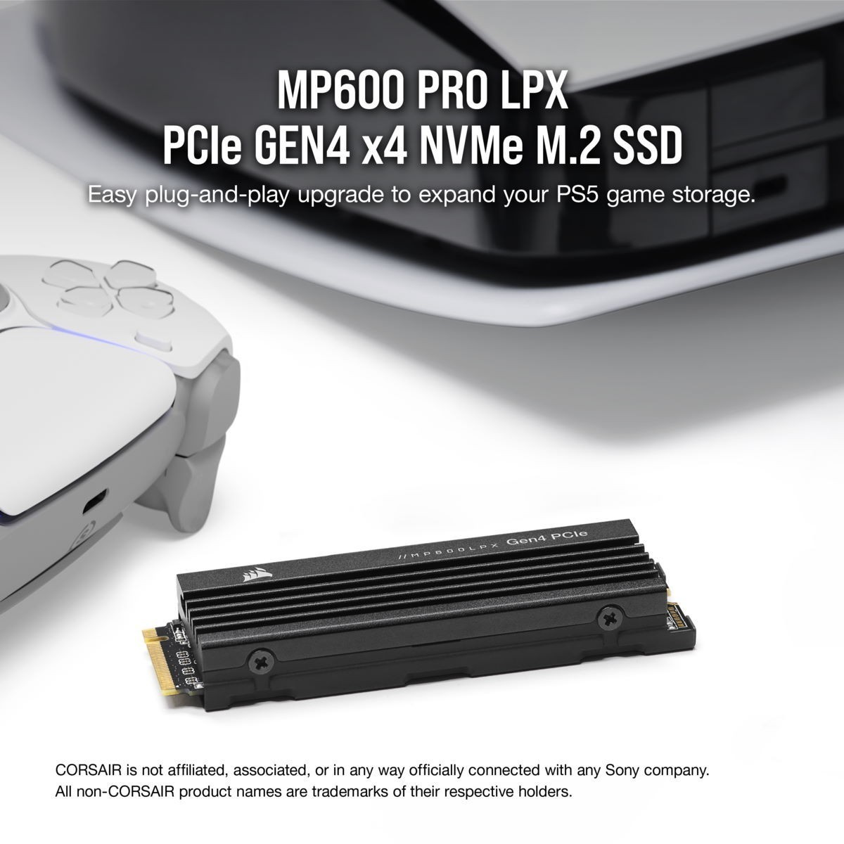 Corsair MP600 PRO LPX CSSD-F2000GBMP600PLPW 2&nbsp;ТБ белый