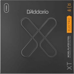 DAddario XT Electric Nickel Plated Steel 10-46 (3-Pack)