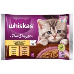 Whiskas Pure Delight Junior Poultry Frikas in Jelly 4 pcs