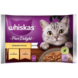 Whiskas Pure Delight Poultry Fries in Jelly 4 pcs