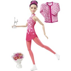 Barbie Winter Sports Ice Skater Brunette HHY27