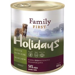 Family First Can Adult Turkey/Chicken 800 g