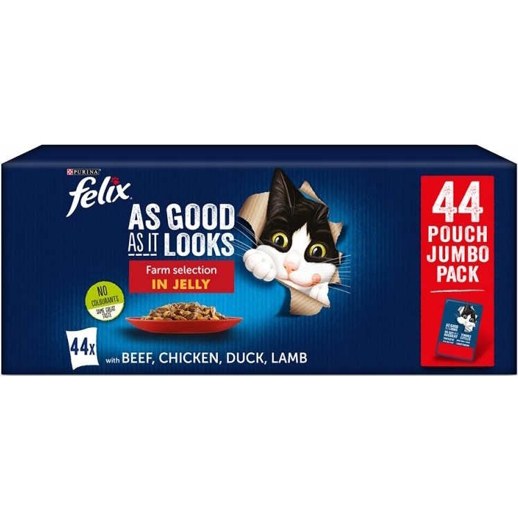 Felix As Good As It Looks Fram Selection in Jelly 44 pcs