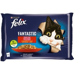 Felix Fantastic Flavors Rabbit/Lamb in Jelly 4 pcs