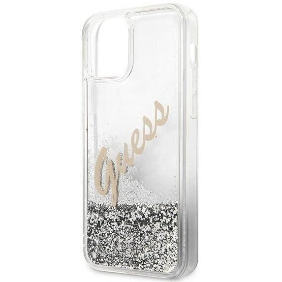 GUESS Glitter Vintage Script for iPhone 12 Pro Max