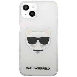 Karl Lagerfeld Saffiano Choupette Head for iPhone 13 Mini
