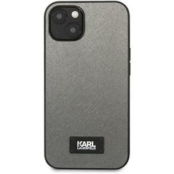 Karl Lagerfeld Saffiano Plaque for iPhone 13