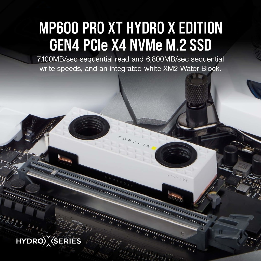 Corsair MP600 PRO XT Hydro X CSSD-F2000GBMP600PHXTW 2&nbsp;ТБ белый