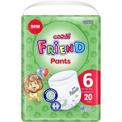 Goo.N Friend Pants 6 / 20 pcs