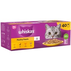 Whiskas 7+ Poultry Feasts in Jelly  40 pcs