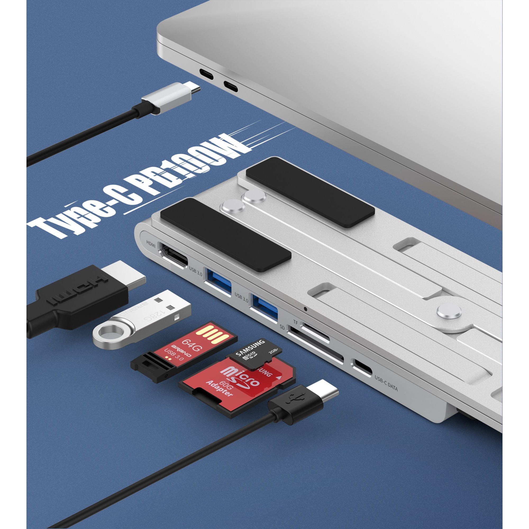 Choetech USB Type-C Hub 7-in-1