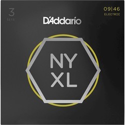 DAddario NYXL Nickel Wound 9-46 (3-Pack)