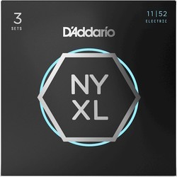 DAddario NYXL Nickel Wound 11-52 (3-Pack)
