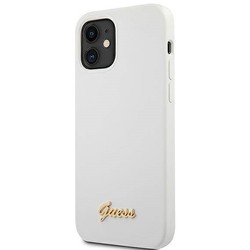 GUESS Metal Logo Script for iPhone 12 mini