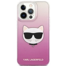 Karl Lagerfeld Saffiano Choupette Head for iPhone 13/13 Pro