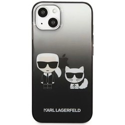 Karl Lagerfeld Gradient Iconic Karl and Choupette for iPhone 13