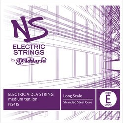 DAddario NS Electric Viola High E String Long Scale Medium