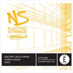 DAddario NS Electric Cello High E String 4/4 Medium