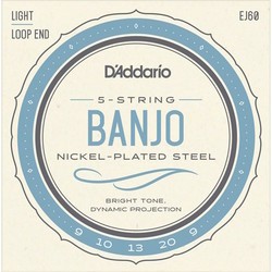 DAddario Nickel Banjo 9-20