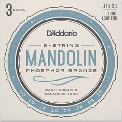 DAddario Phosphor Bronze Mandolin 10-38 (3-Pack)