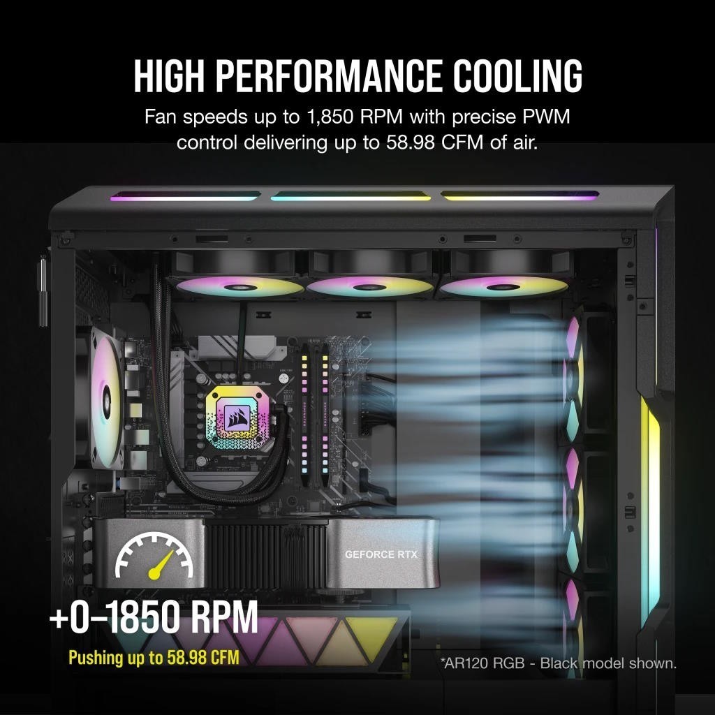 Corsair iCUE AR120 Digital RGB Triple Pack White