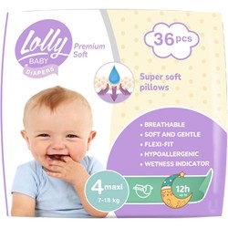 Lolly Premium Soft Diapers 4 / 36 pcs