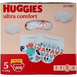 Huggies Ultra Comfort 5 / 108 pcs