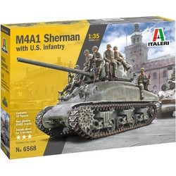 ITALERI M4A1 Sherman with U.S. infantry (1:35)