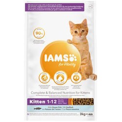IAMS Vitality Kitten Ocean Fish  3 kg