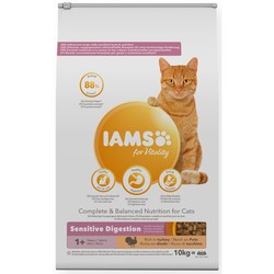 IAMS Vitality Adult Sensitive Digestion Turkey  10 kg
