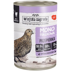 Wiejska Zagroda Adult Monoprotein Cat Can with Quail 400 g
