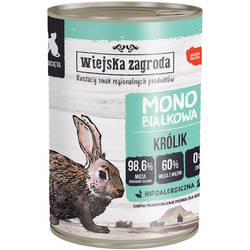 Wiejska Zagroda Adult Monoprotein Cat Can with Rabbit 400 g