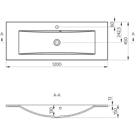 ORiSTO Silver UME-SI-120-92-C 1200&nbsp;мм