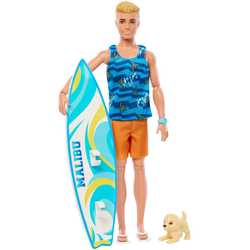 Barbie Beach Ken Surfer Malibu HPT50