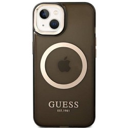 GUESS Gold Outline with MagSafe for iPhone 14