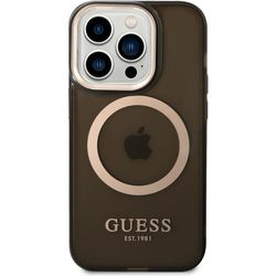 GUESS Gold Outline with MagSafe for iPhone 14 Pro