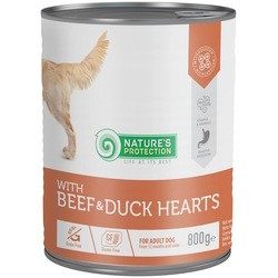 Natures Protection Adult Can Beef/Duck Hearts 800 g 1&nbsp;шт