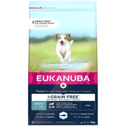 Eukanuba Grain Free Adult Small/Medium Breed Ocean Fish 3 kg