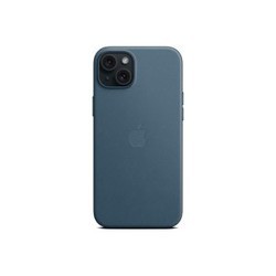Apple FineWoven Case with MagSafe for iPhone 15 Plus (синий)
