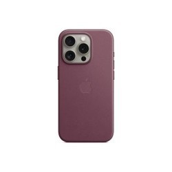 Apple FineWoven Case with MagSafe for iPhone 15 Pro (бордовый)