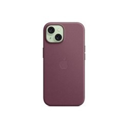 Apple FineWoven Case with MagSafe for iPhone 15 (бордовый)