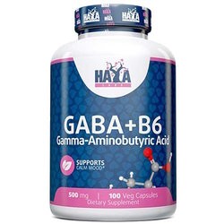 Haya Labs GABA plus B6 500 mg 100 cap