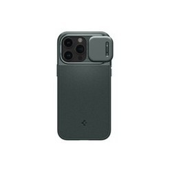 Spigen Optik Armor (MagFit) for iPhone 15 Pro Max (зеленый)