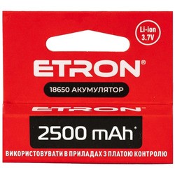 Etron Ultimate Power 1x18650  2500 mAh