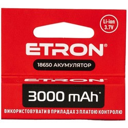 Etron Ultimate Power 1x18650  3000 mAh