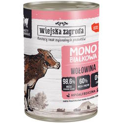 Wiejska Zagroda Adult Monoprotein Cat Can with Beef  400 g